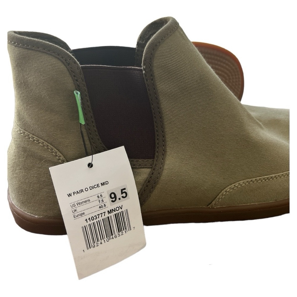 NWT Sanuk Pair O Dice Mid Top Shoes 9.5 - Picture 5 of 8